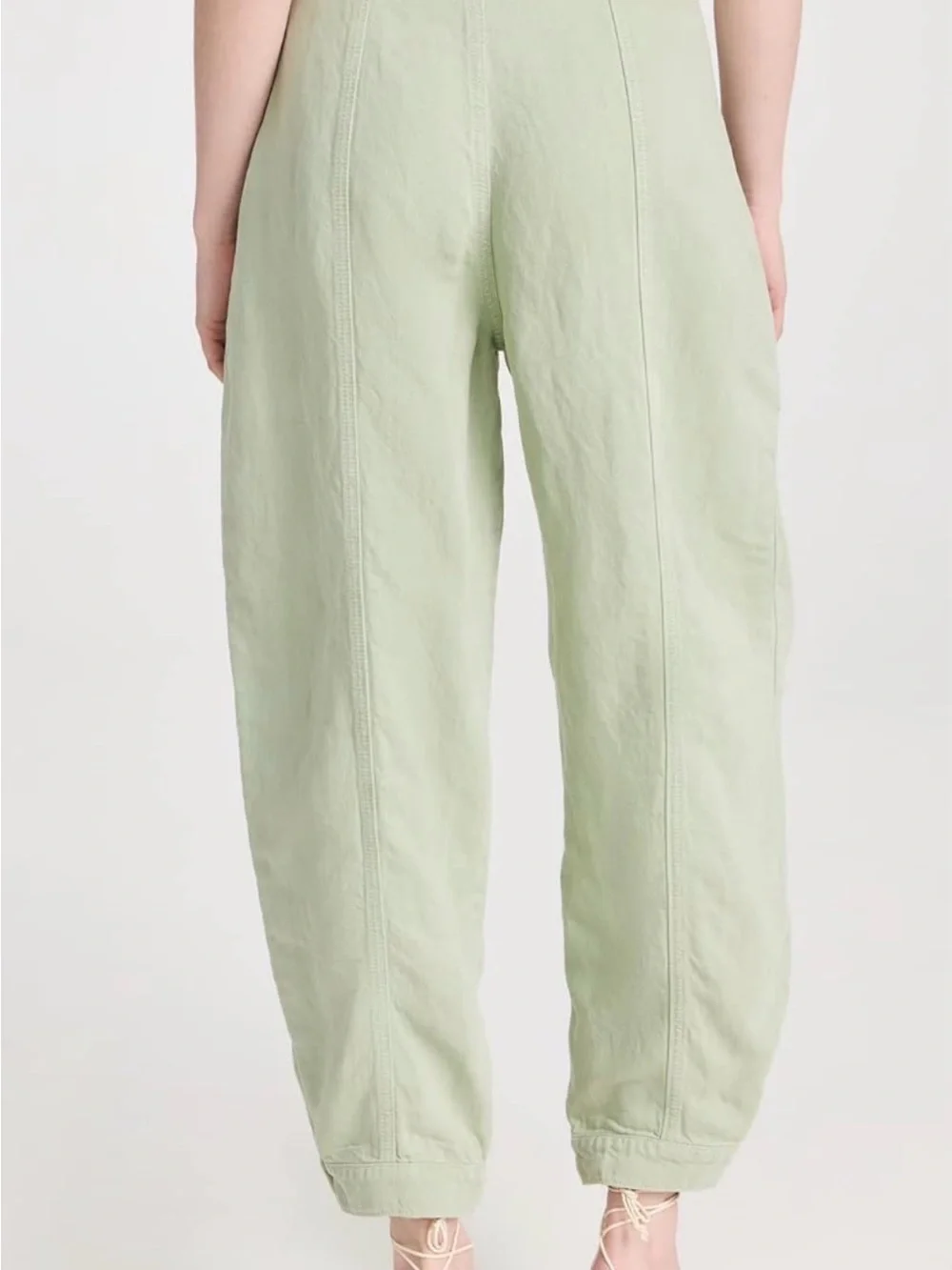 MOTHER The Patch Pocket Chute Flood Jeans